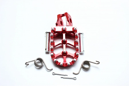 Подножки водителя KTM, Husqvarna, GASGAS (CNC, красный) IGP Подножки водителя KTM, Husqvarna, GASGAS (CNC, красный) IGP