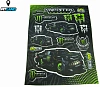 Наклейки Monster Energy green A3 винил #3