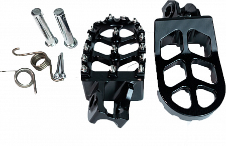 Подножки водителя KTM, Husqvarna, GASGAS (CNC, черный) IGP Подножки водителя KTM, Husqvarna, GASGAS (CNC, черный) IGP